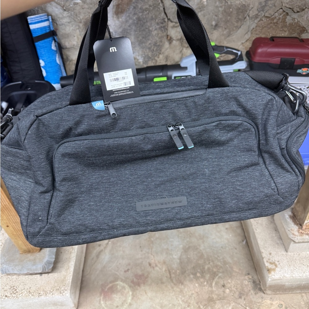 TravisMathew Charcoal Gray Men’s Duffel Bag